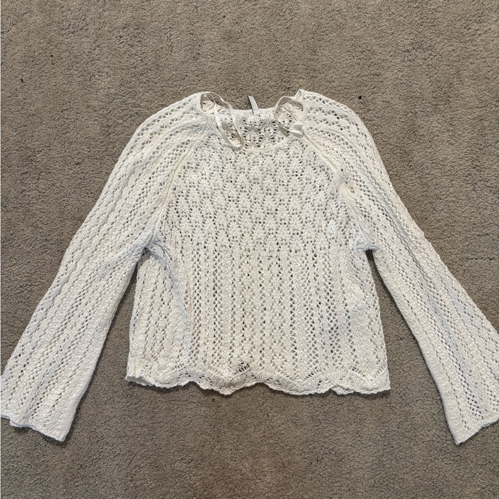 White Knit Sweater